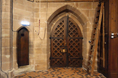 West Door inside