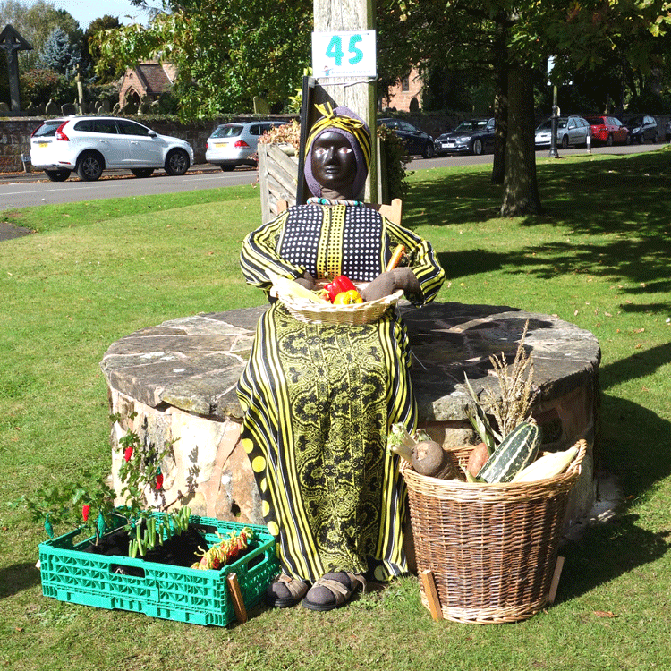 Scarecrow Festival 2011 at St Chad's Church, Pattingham South Staffordshire